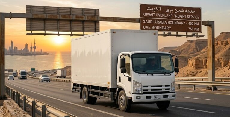 Abu Dhabi to Kuwait freight forwarding