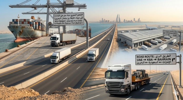 UAE to Bahrain shipping