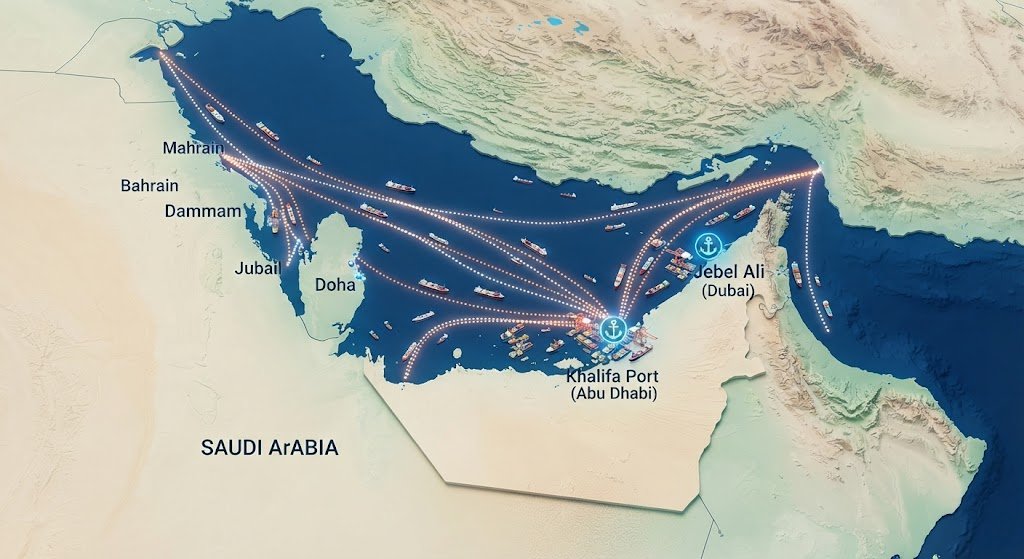 UAE to Gulf Sea Freight Routes