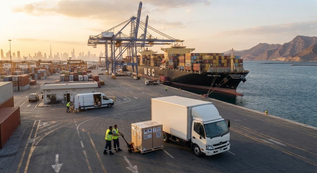 UAE to Gulf door to door cargo